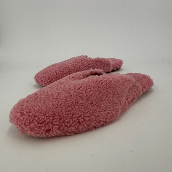 Sleeper Shearling Slide Slippers in Pink sz EU 41 US 10-10.5 Sheepskin NWOT $290 - Picture 5 of 10
